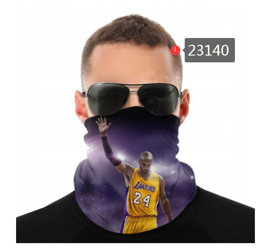 NBA 2021 Los Angeles Lakers #24 kobe bryant 23140 Dust mask with filter->nba dust mask->Sports Accessory